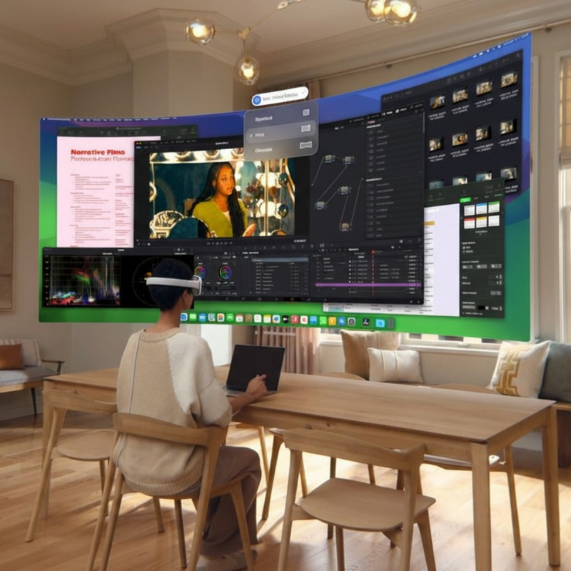 Optimask Pro – Futurystyczne okulary premium ze sztuczną inteligencją, doświadczeniem 360º i ultrarozdzielczością 8K